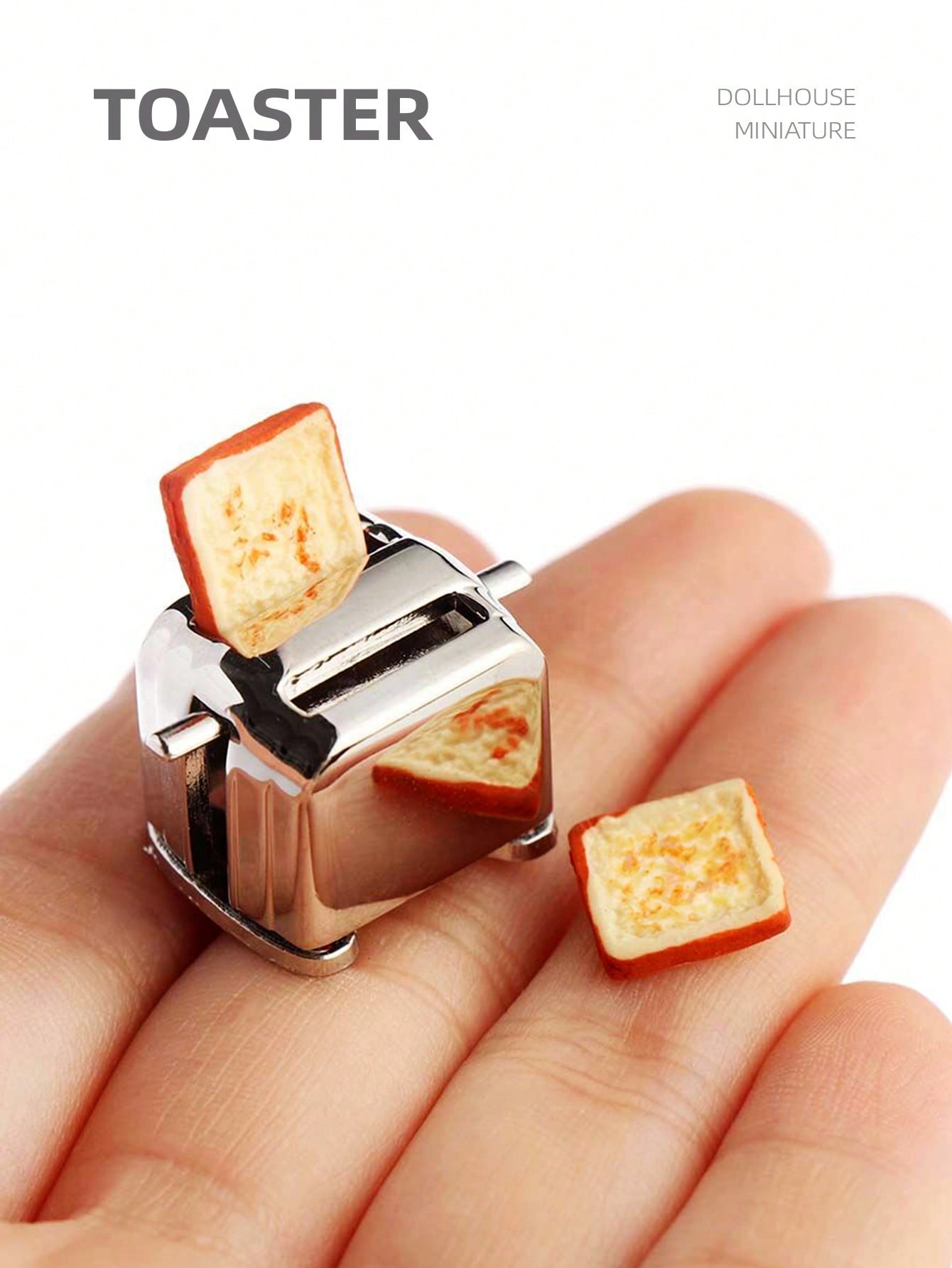 Miniature Baking Kitchen - 1:12 poppenhuis miniatuur broodrooster, mini simulatie