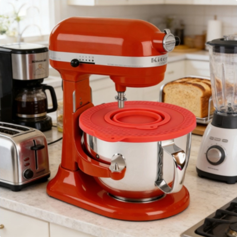 Kitchenaid Baking Bowl - Siliconen mixerkomdeksel compatibel met KitchenAid 4,5-5