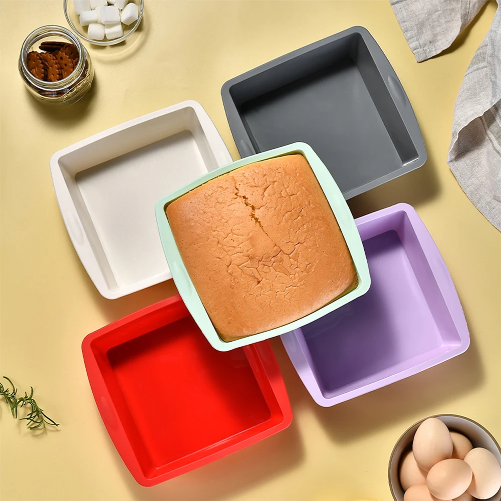 Kitchen Baking Store - 1/4 Stuks Siliconen Vierkante Cakevorm Easy