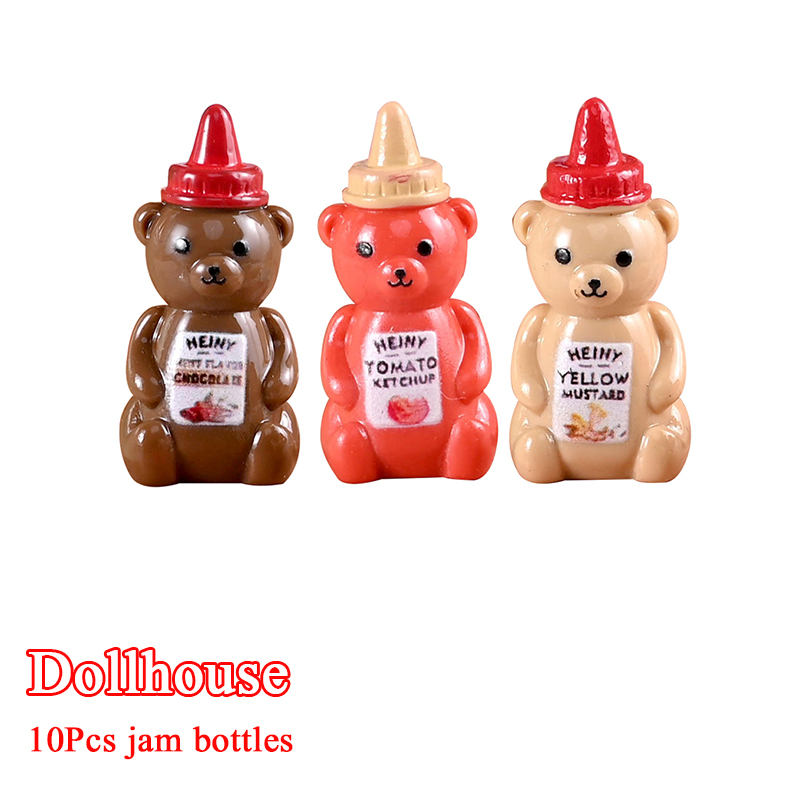 Miniature Baking Kitchen - 10 Stuks 1/12 Poppenhuis Gesimuleerde Kleine