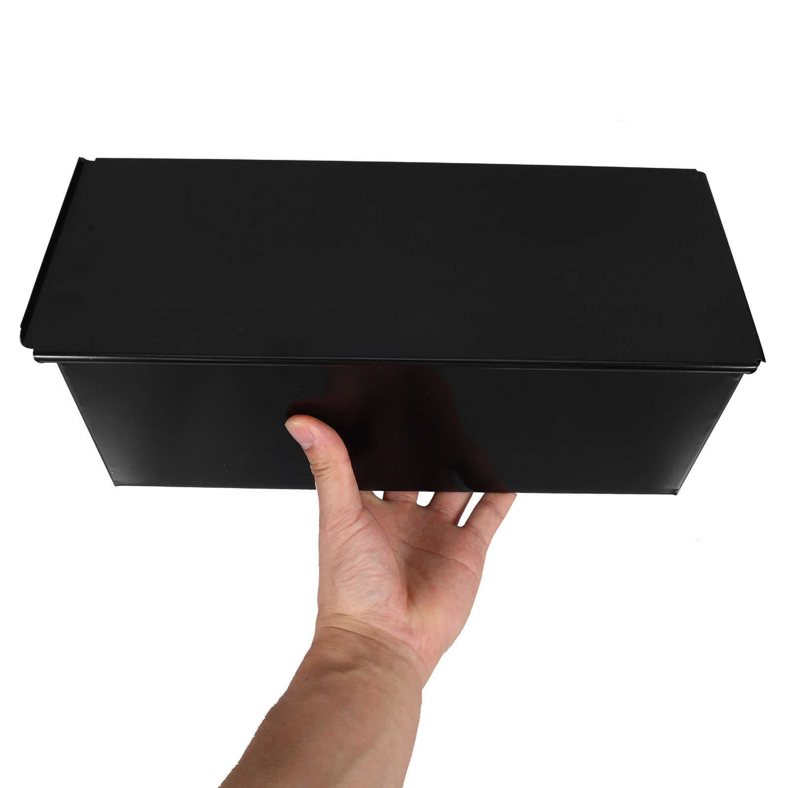 Kitchen Baking Pan - 1 stuks zwarte broodvorm met deksel,