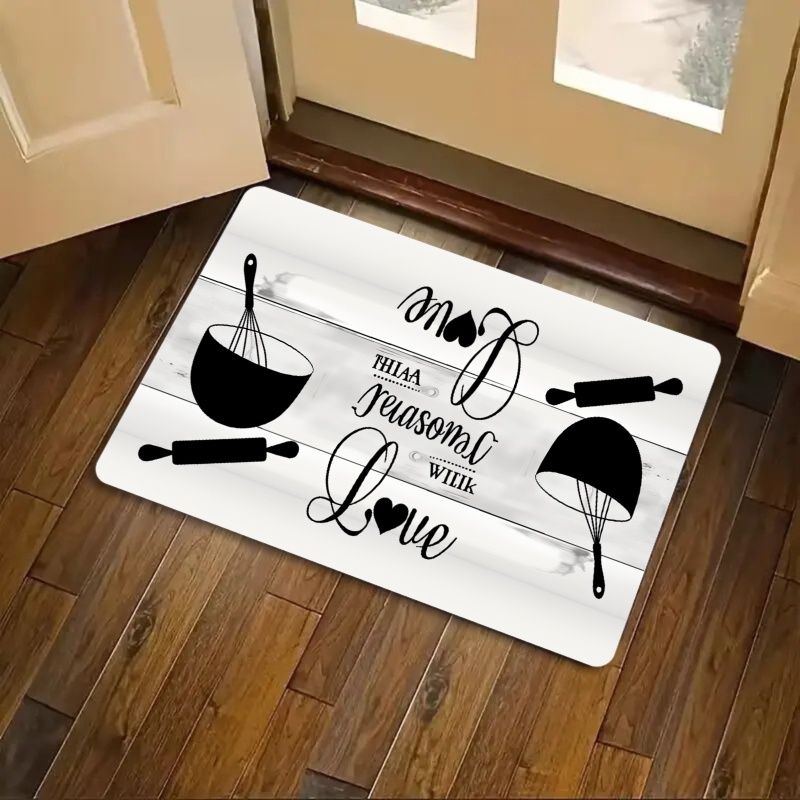 Kitchen Living Baking Mats - Keuken Bakgerei Love Quote Deurmat Antislip