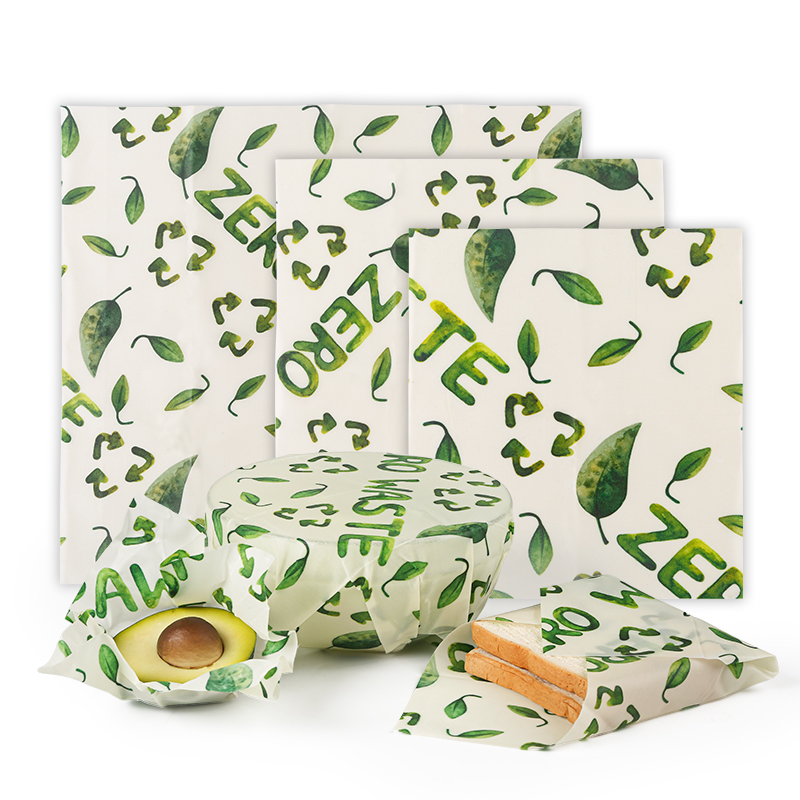 Kitchen Baking Cloth - 3 stuks bijenwas bewaardoek, bijenwasdoek, ademend,