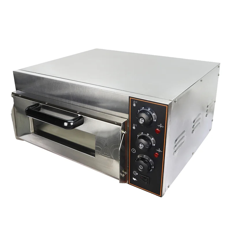 Commercial Kitchen Baking Oven - RVS Pizzaoven met één bakdek –