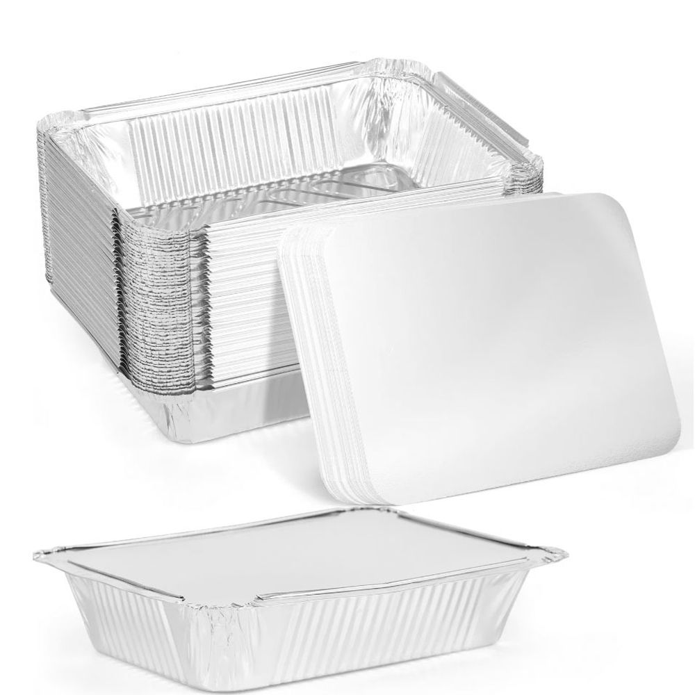 Kitchen Baking Tray - 10PCS Nieuw Met Deksels Aluminiumfolie Trays