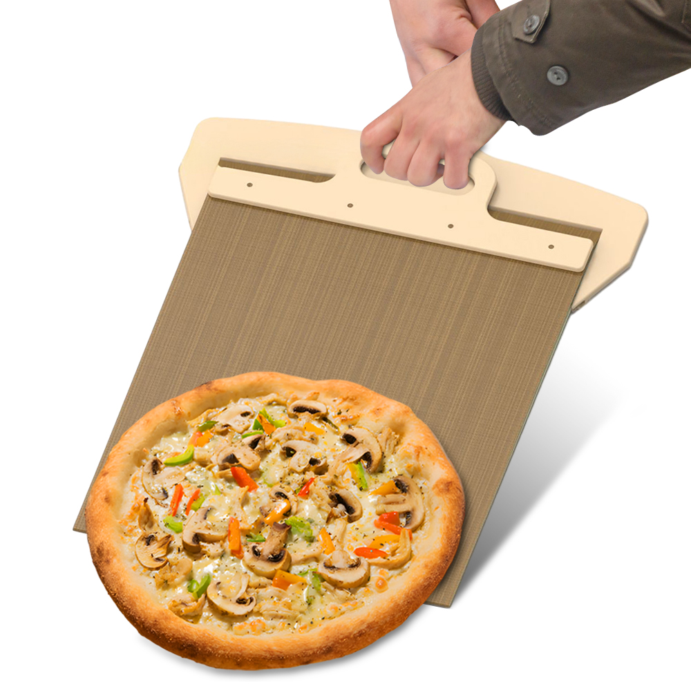 Kitchen Baking Cloth - Glijdende Pizzaschil-12 Inch Pizza Peddel Met