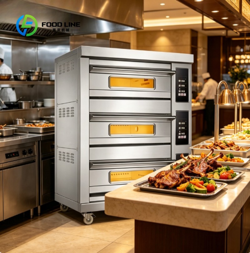 Commercial Kitchen Baking Oven - Commerciële oven van roestvrij staal, elektrische