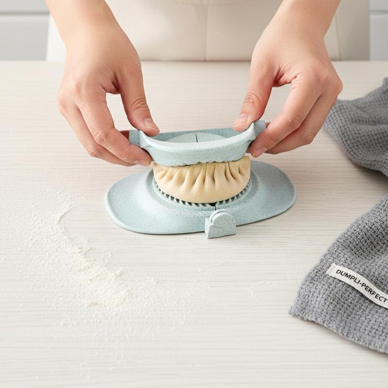 Kitchen Job - Handmatige tarwestro-dumplingvorm Keukenaccessoire BPA-vrije houder voor
