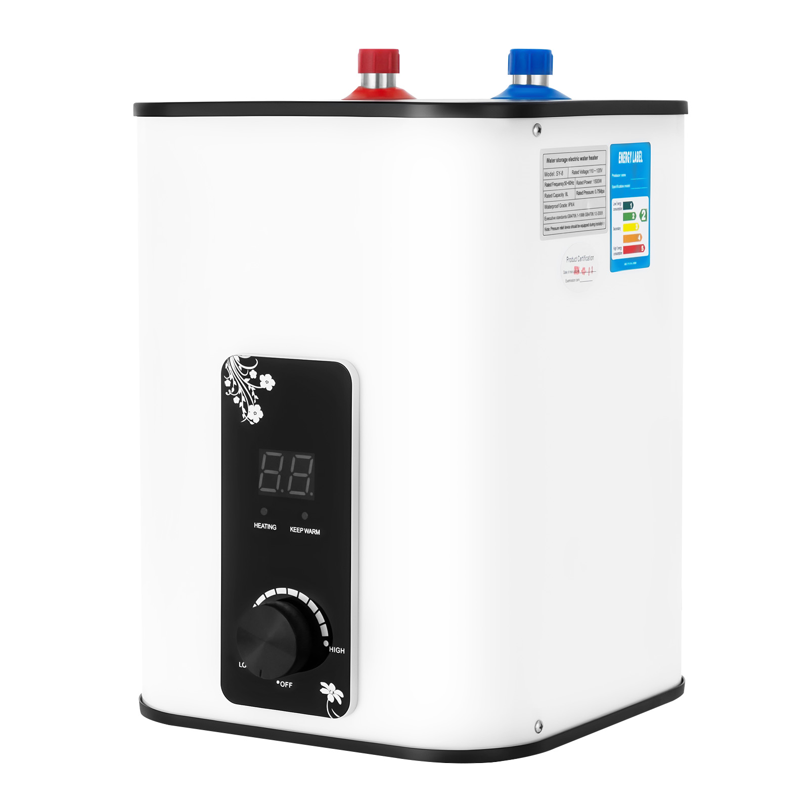 Miniature Baking Kitchen - Direct stromend warmwaterboiler 1500W, 8L elektrische