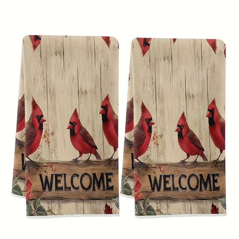 Kitchen Baking Cloth - Verpakking met 2 stuks, vintage kerstkeukendoeken