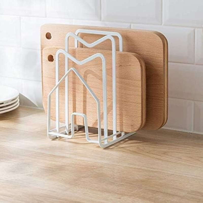 Kitchen Baking Tray Organiser - 1 Stuk Pannen- en Dekselhouder Wit