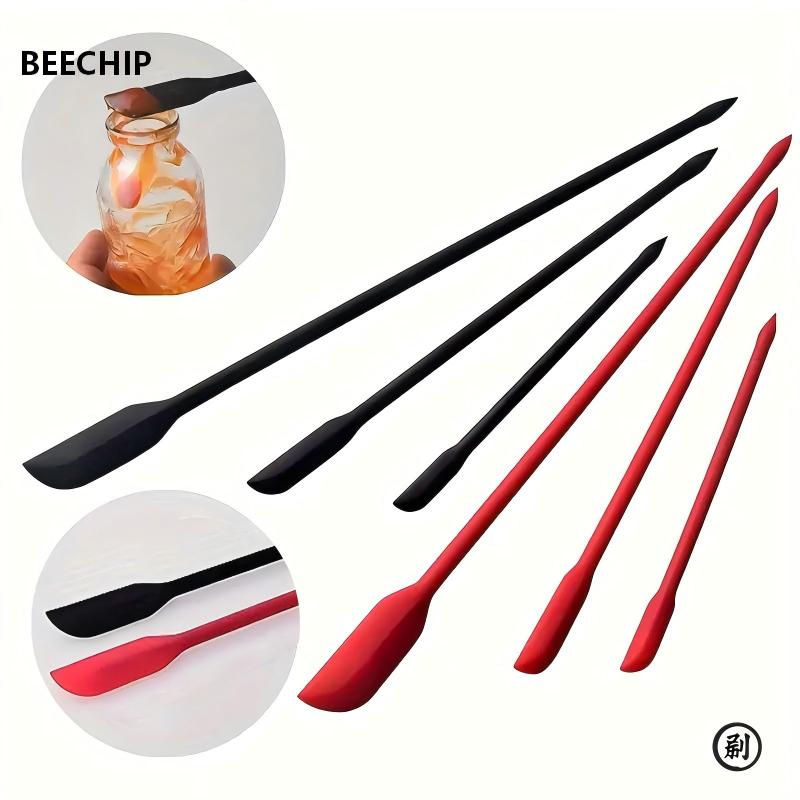 Miniature Baking Kitchen - 3-delige mini siliconen spatelset - hittebestendig,