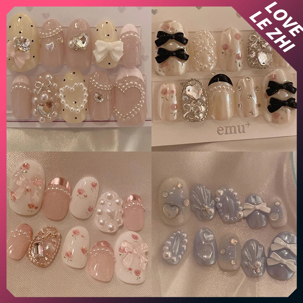 Decorating Tip Set - Roze Parelroos Bedel Strik Versierde Handgemaakte