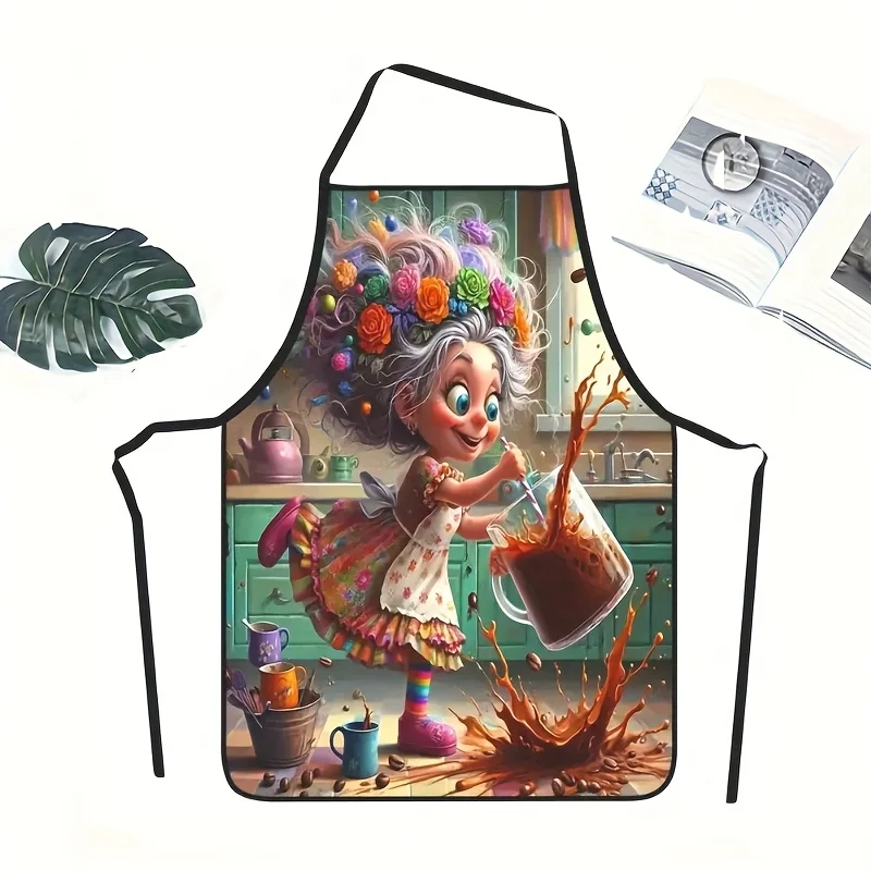 Kitchen Witch Baking - Leuke heksenkeukenschort - grappige fantasy grafische