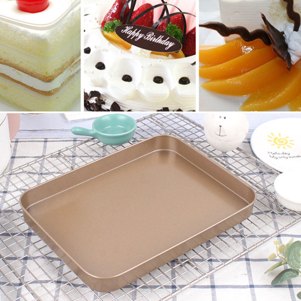 Kitchen Baking Pan - Rechthoekige cakevorm van koolstofstaal, 10 inch,