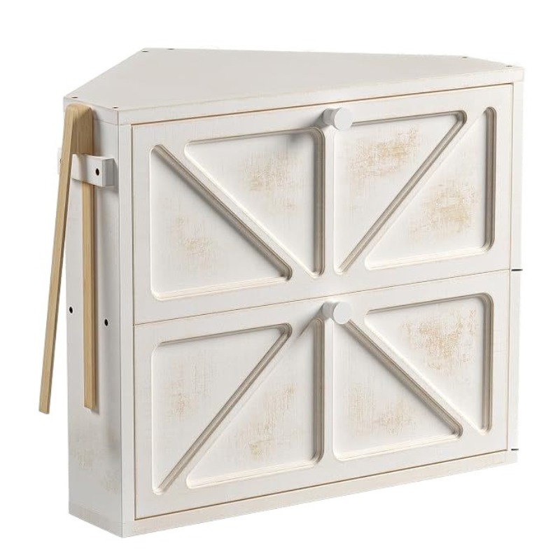 Kitchen Baking Corner - Oude houten dubbelwandige brooddoos, huishoudelijke keukenhoek
