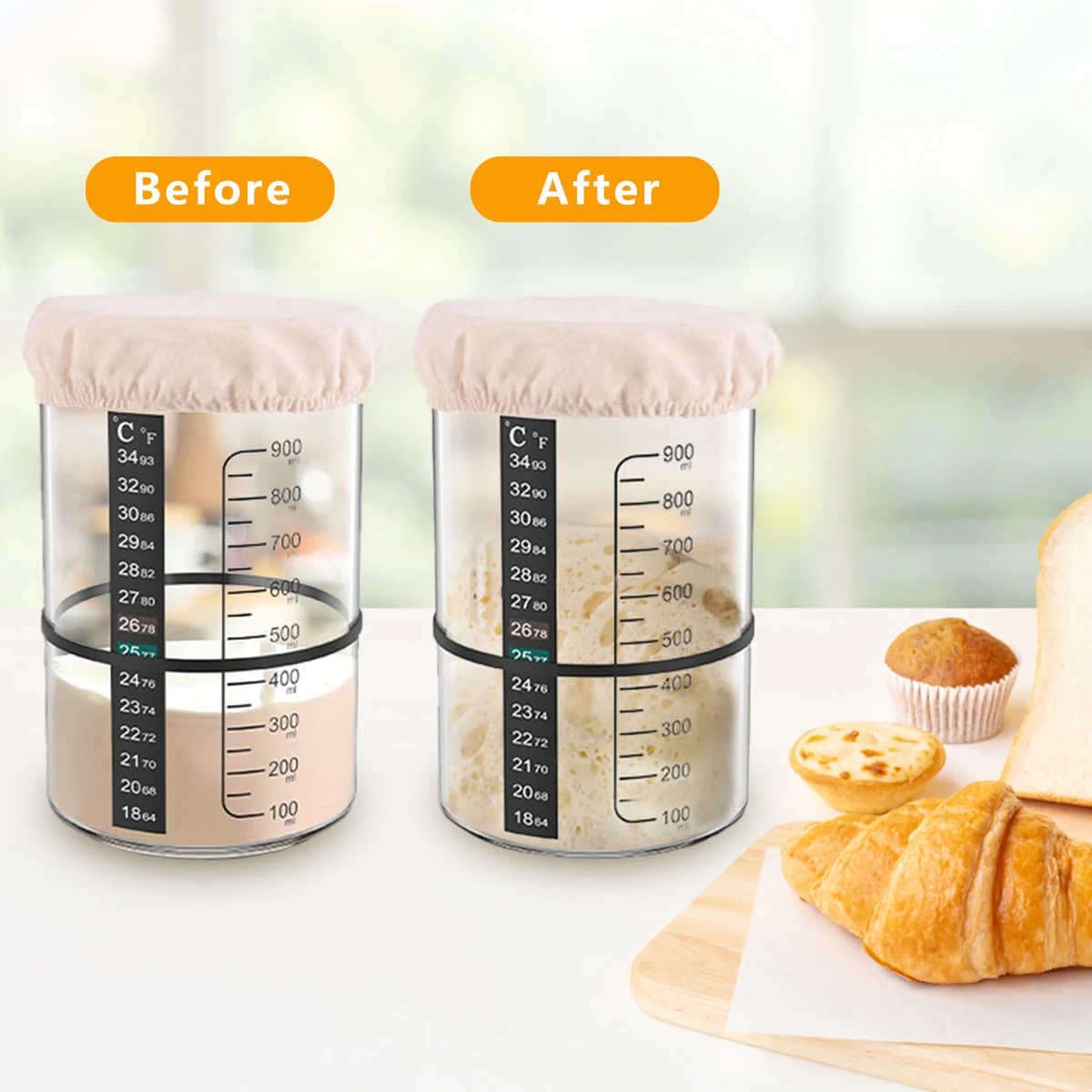 Zuurdesembrood Starterpot Set  - Kitchen Baking Soda recensie en prijs