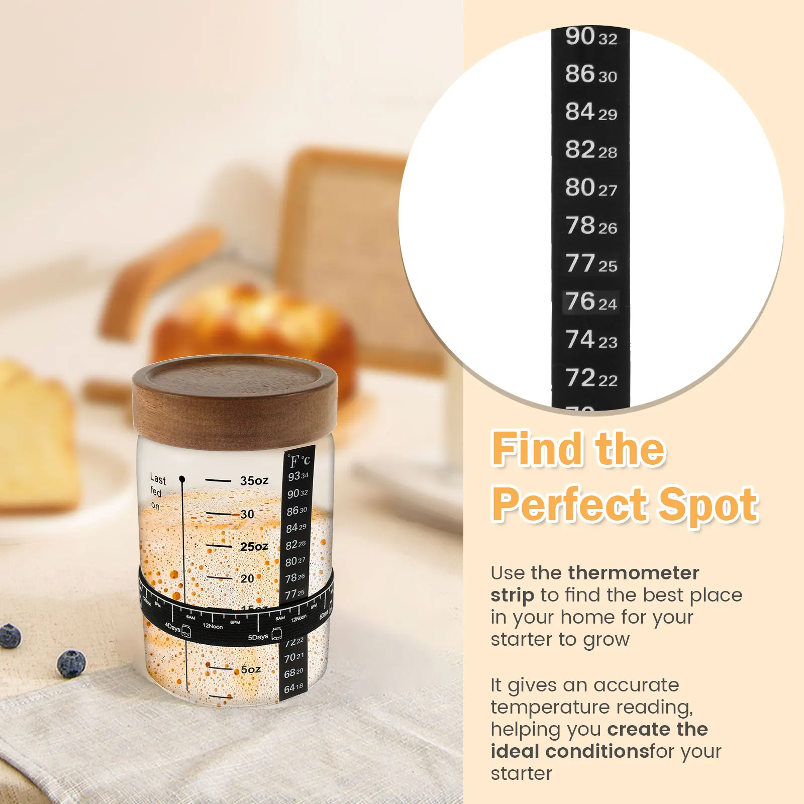 Zuurdesembrood Starterpot Set  - Kitchen Baking Soda recensie en prijs