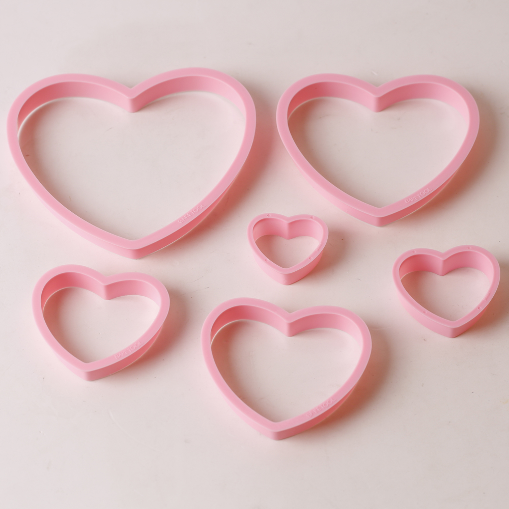 1 set/3 sets roze hart ster bl - Kitchen Baking Kit recensie en prijs