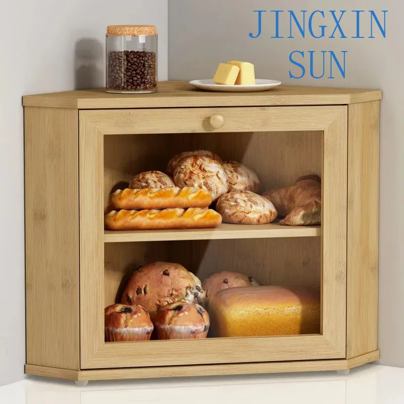 2-laags bamboe hoekbroodbox vo - Kitchen Baking Corner recensie en prijs