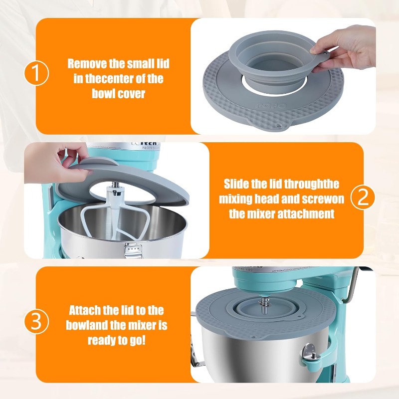 Siliconen mixerkomdeksel compa - Kitchenaid Baking Bowl recensie en prijs