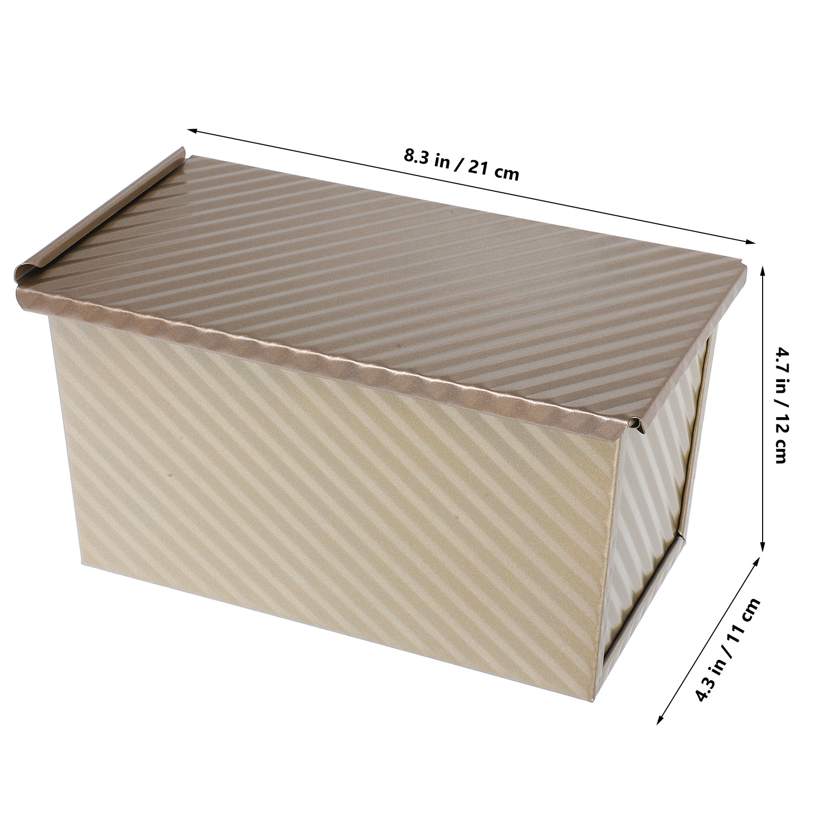 Rechthoekige toastvorm met gol - Kitchen Baking Pan recensie en prijs
