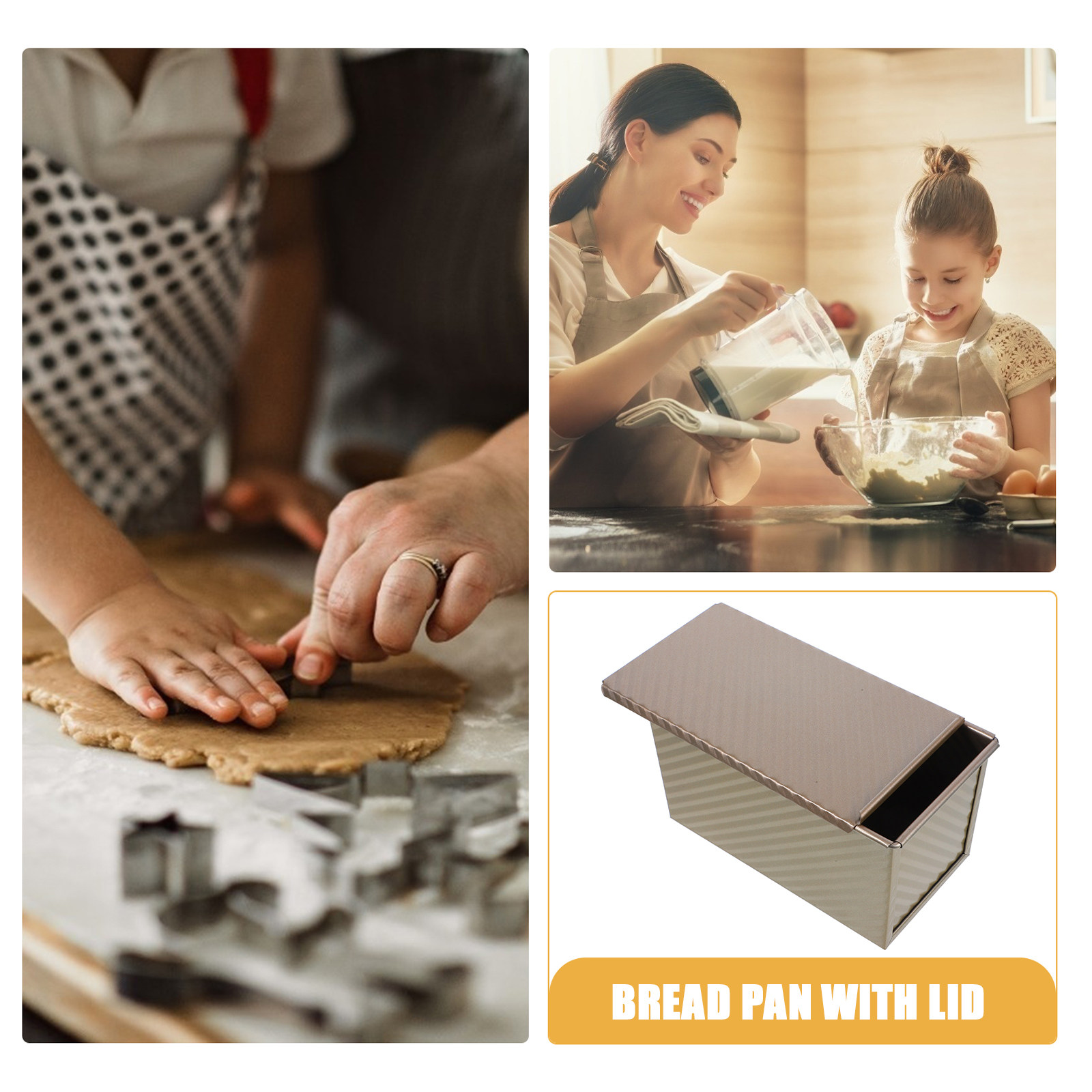 Rechthoekige toastvorm met gol - Kitchen Baking Pan recensie en prijs
