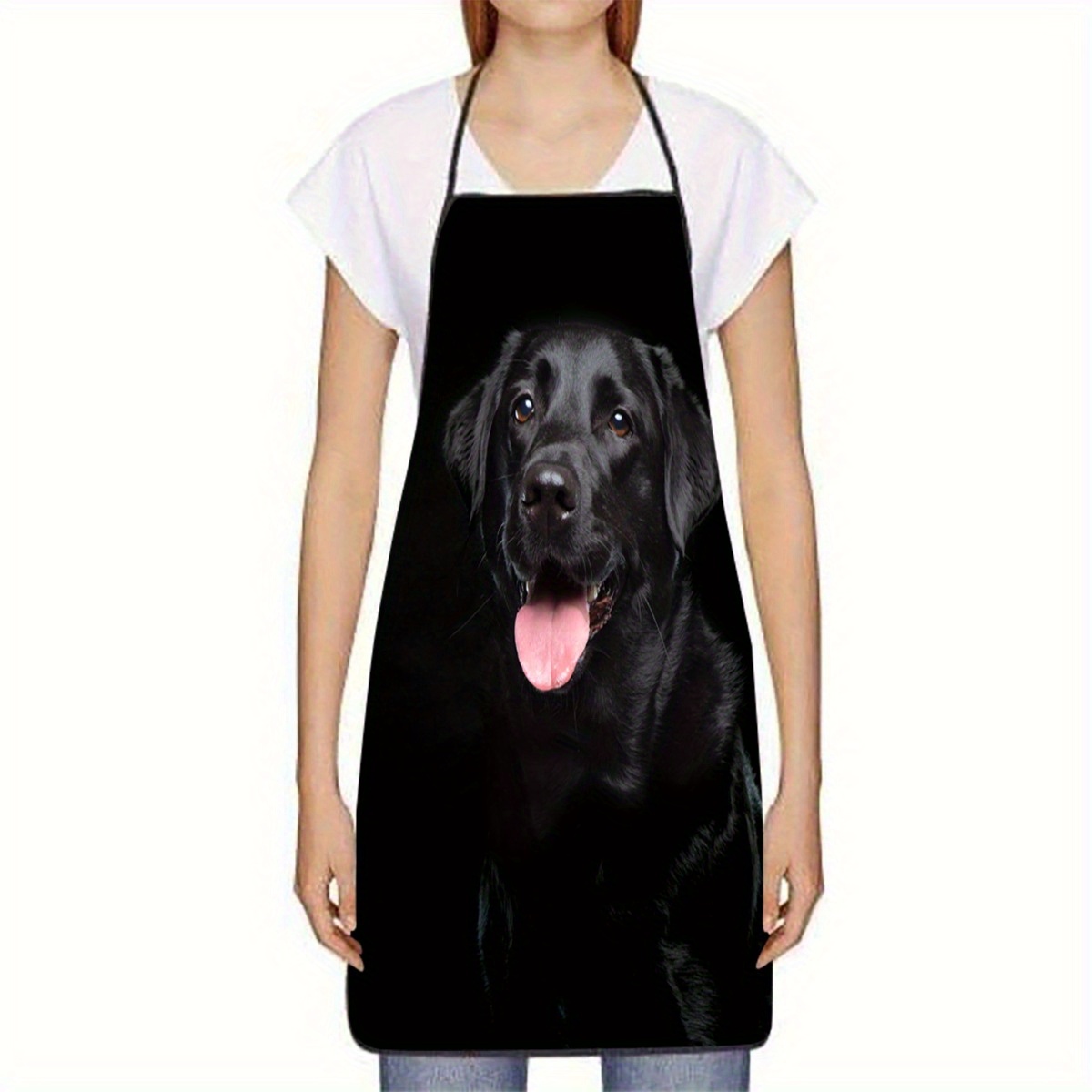 1 zwarte schort met labrador-h - Kitchen Baking Cloth recensie en prijs
