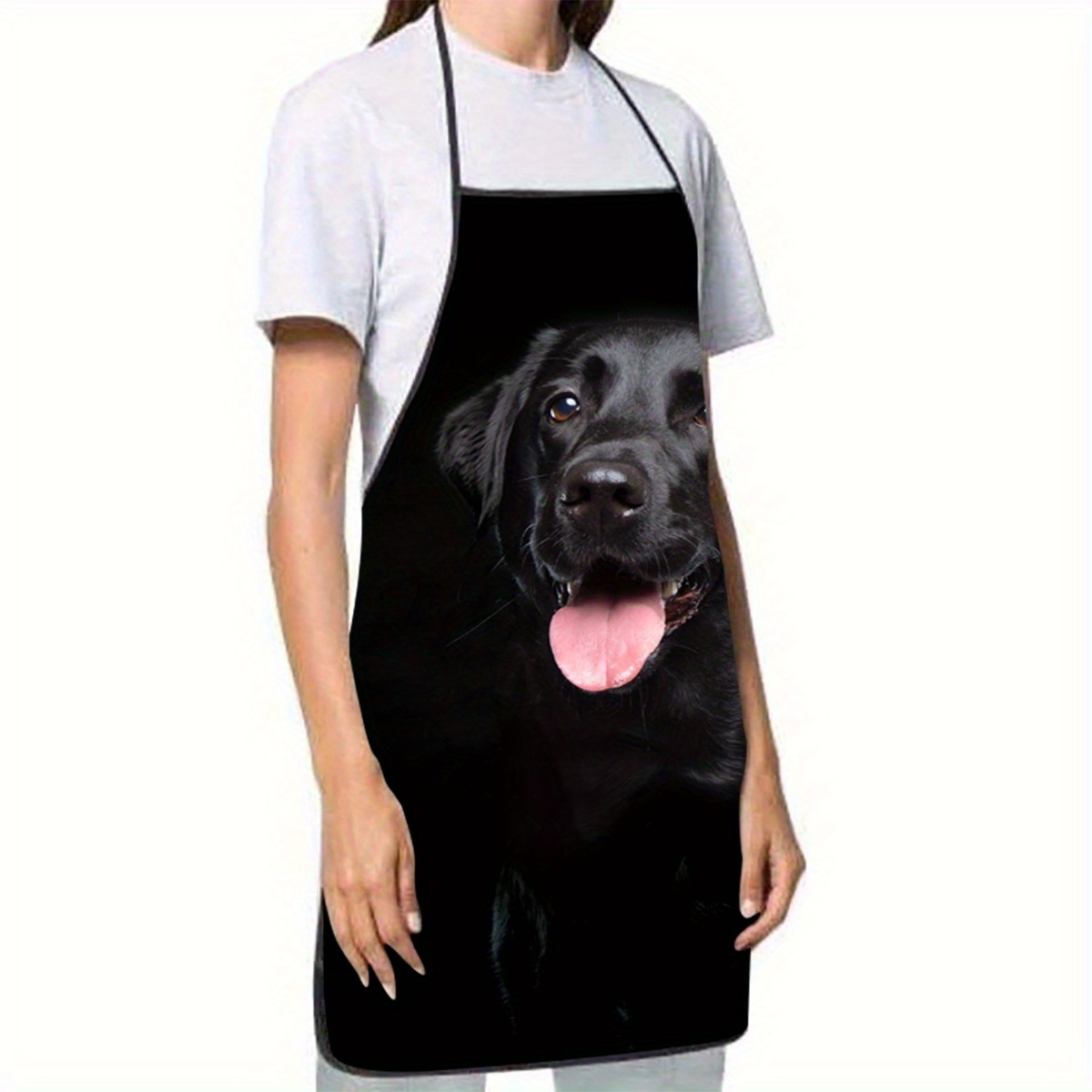 1 zwarte schort met labrador-h - Kitchen Baking Cloth recensie en prijs