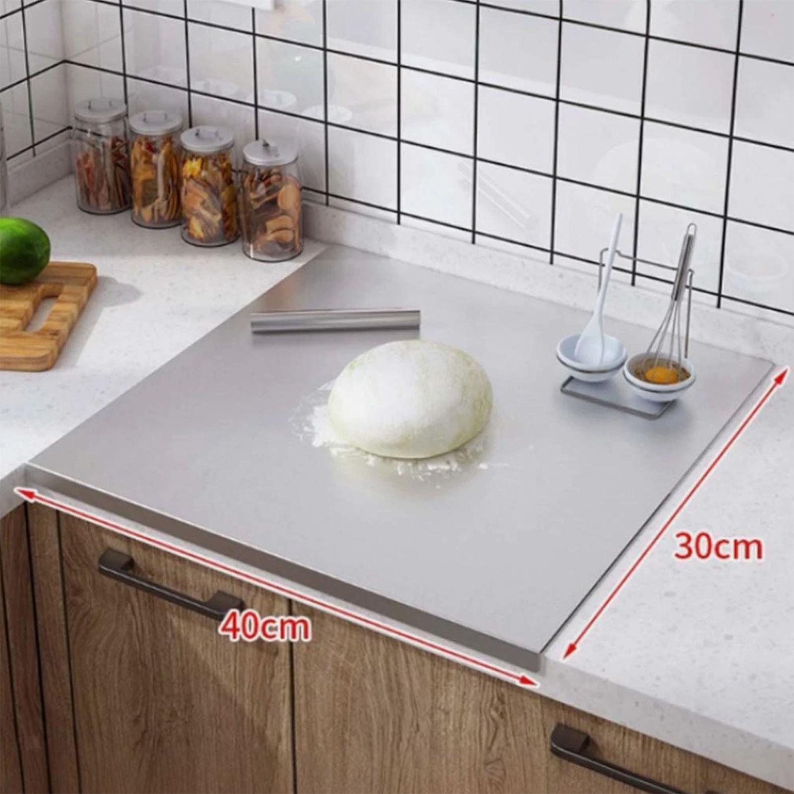 Roestvrijstalen snijplank met  - Baking In Kitchen recensie en prijs