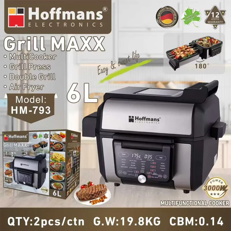 Hoffmans 6L 3000W Digitale Air - Baking In Kitchen recensie en prijs
