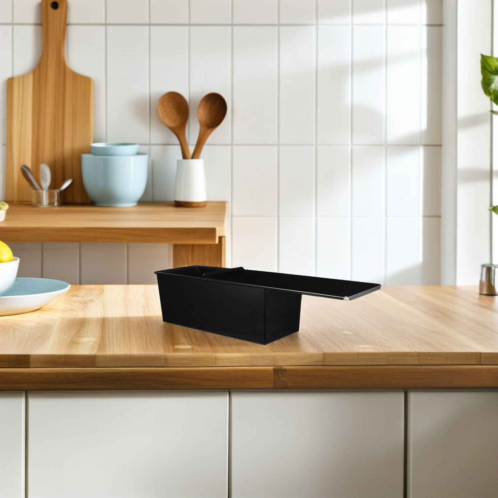 1 stuks zwarte broodvorm met d - Kitchen Baking Pan recensie en prijs