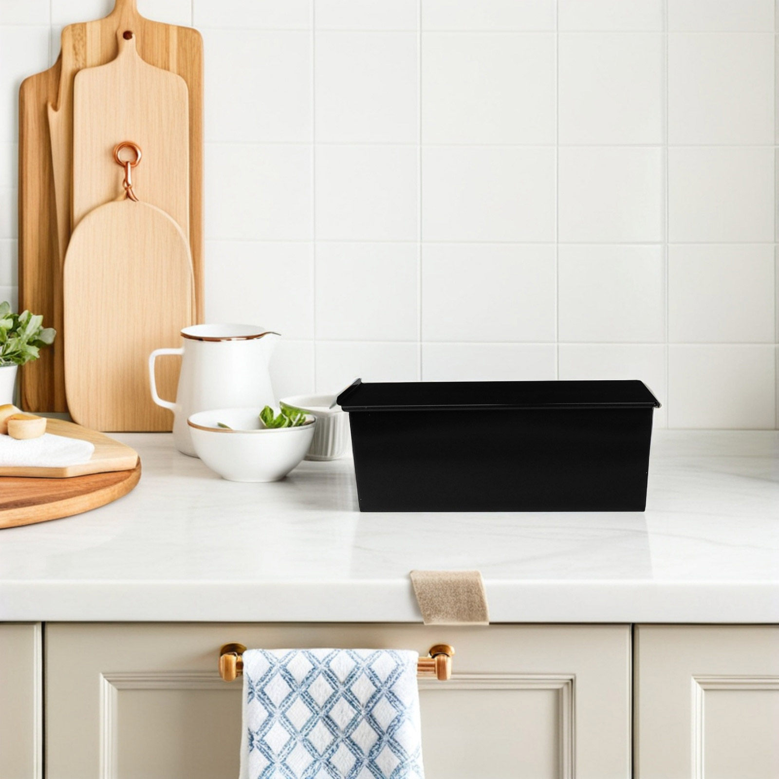 1 stuks zwarte broodvorm met d - Kitchen Baking Pan recensie en prijs