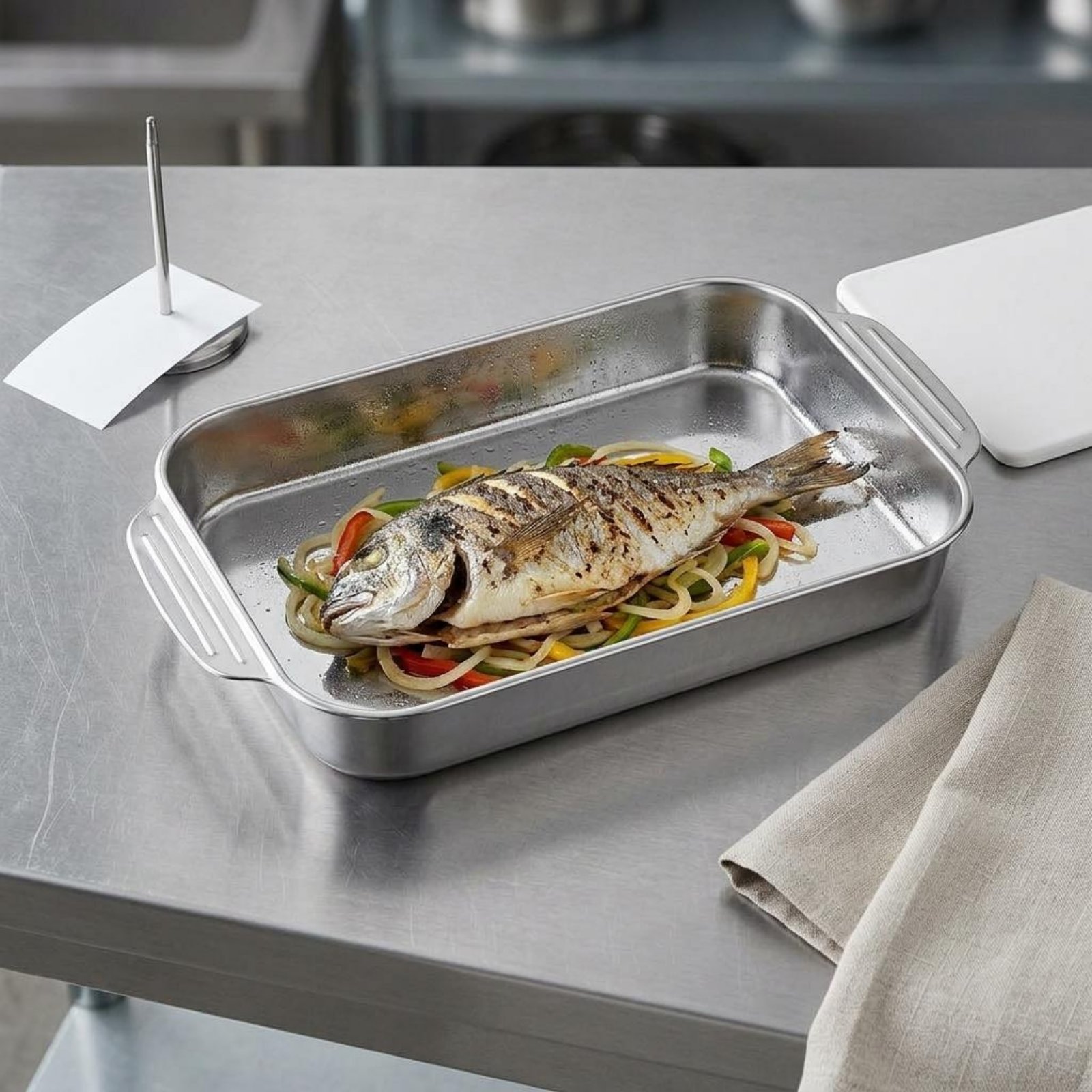 Roestvrijstalen braadpan met v - Kitchen Baking Corner recensie en prijs
