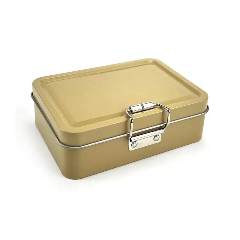 Vierkante blikken koekjesopber - Kitchen Baking Containers recensie en prijs