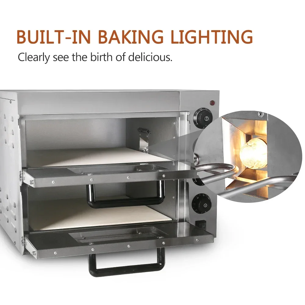 HomeWise Commerciële dubbellaa - Commercial Kitchen Baking Oven recensie en prijs