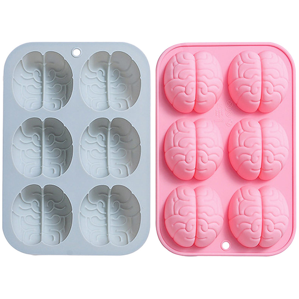 2 stuks hersenvormige silicone - Kitchen Baking Cake recensie en prijs