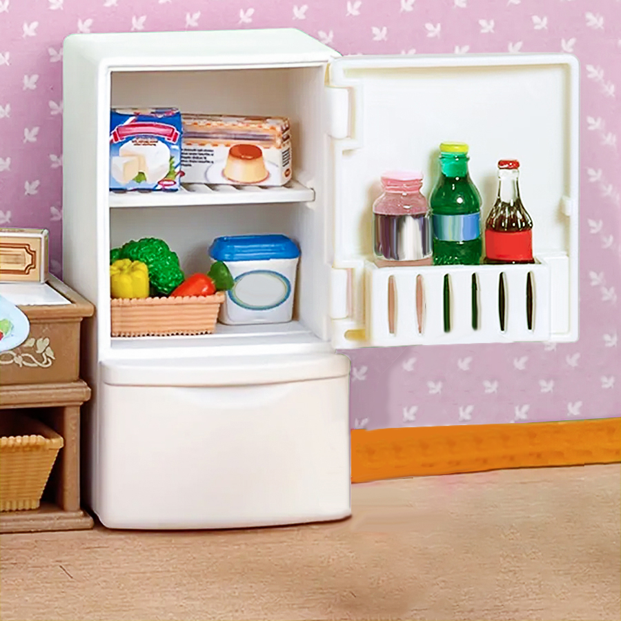 Poppenhuis miniatuur koelkast: - Miniature Baking Kitchen recensie en prijs