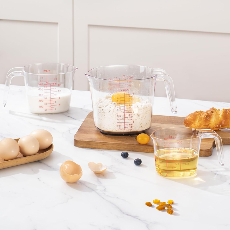 1Cup, 2Cup, 4Cup Transparante  - Kitchen Baking Kit recensie en prijs