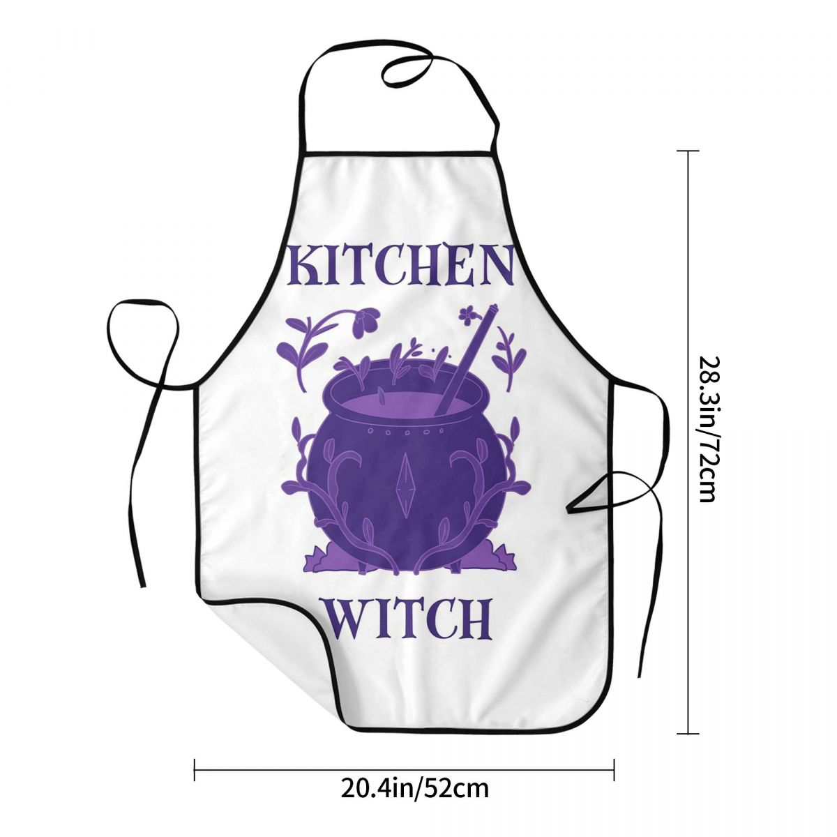 Keukenheks Paarse Ketel Schort - Kitchen Witch Baking recensie en prijs