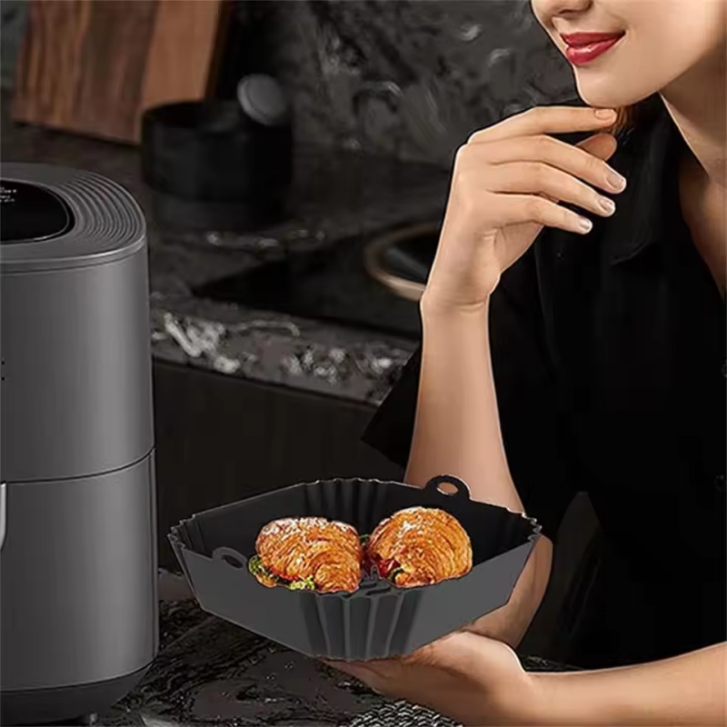 1pc siliconen luchtfriteuse po - Kitchen Baking Tray recensie en prijs