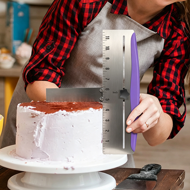 Roestvrijstalen taartschraper  - Kitchen Baking Corner recensie en prijs