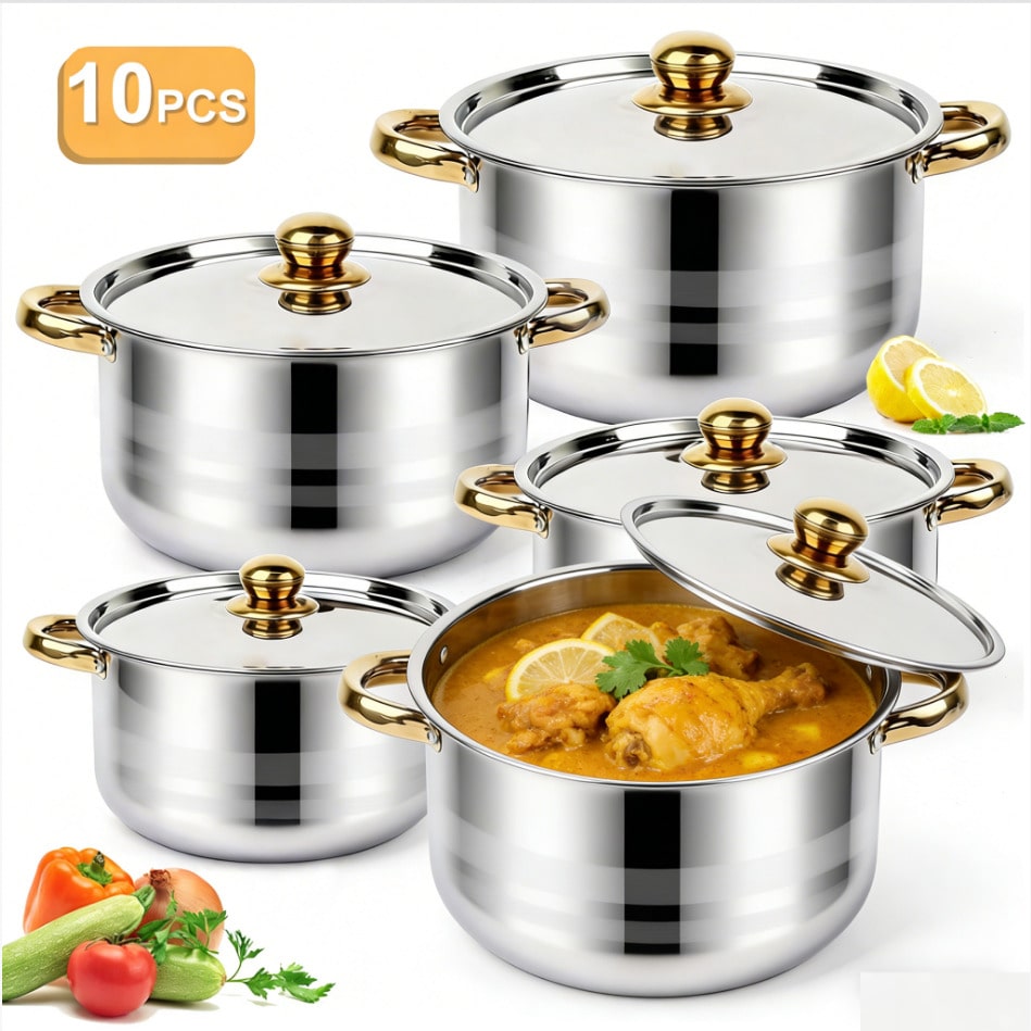 RVS Pannenset Modern Luxe Kook - Kitchen Baking Kit recensie en prijs