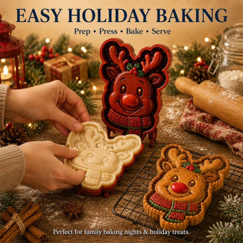 Kerstthema Mini Taartvormen Co - Kitchen Baking Kit recensie en prijs
