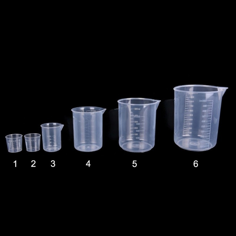 6-delige plastic maatbekerset  - Kitchen Baking Kit recensie en prijs
