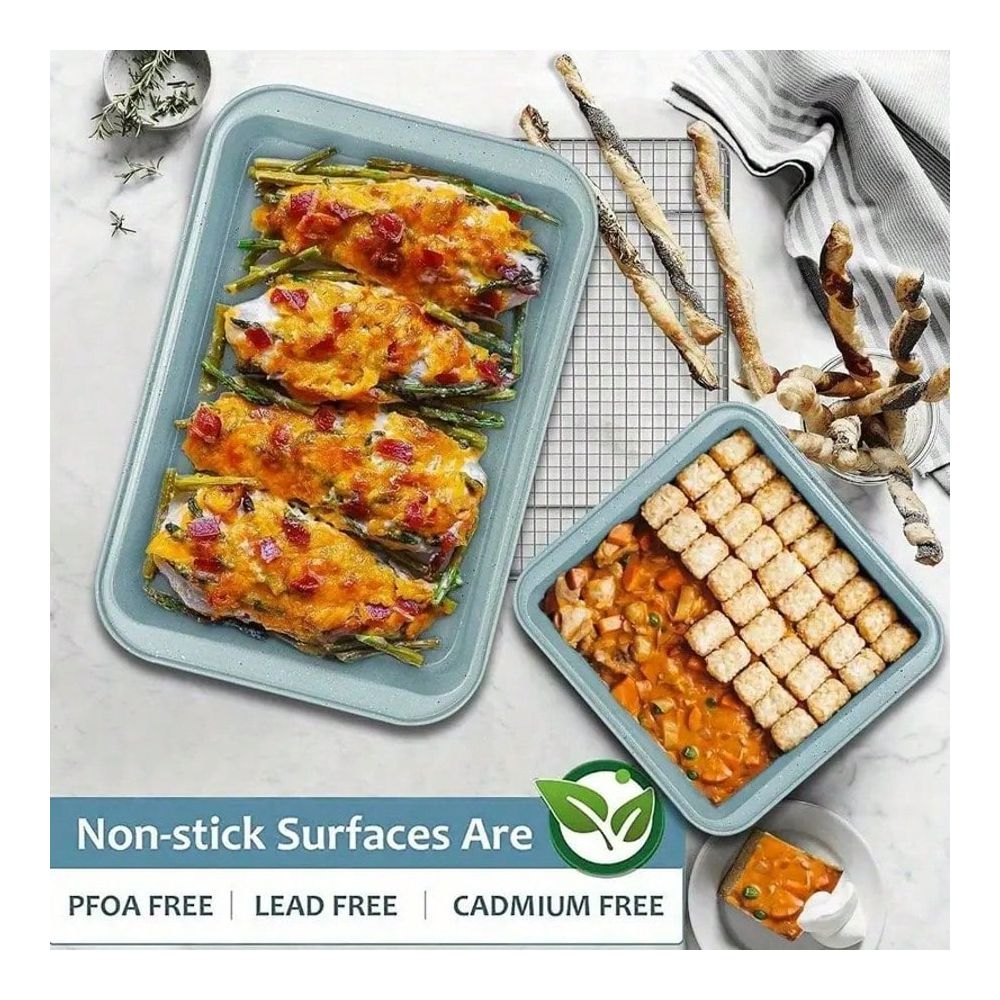 10-delige bakvormenset, antiaa - Kitchen Baking Pan recensie en prijs