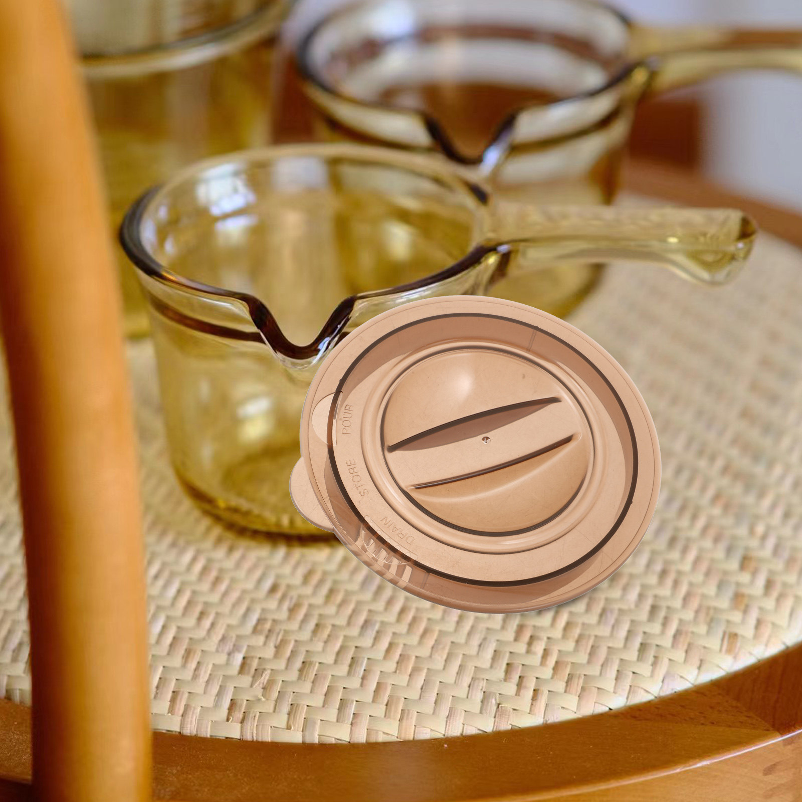 Plastic deksel voor glazen maa - Kitchen Baking Soda recensie en prijs