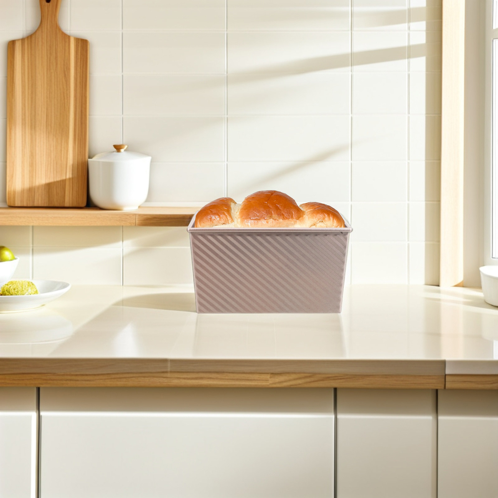 Rechthoekige toastpan met anti - Kitchen Baking Pan recensie en prijs