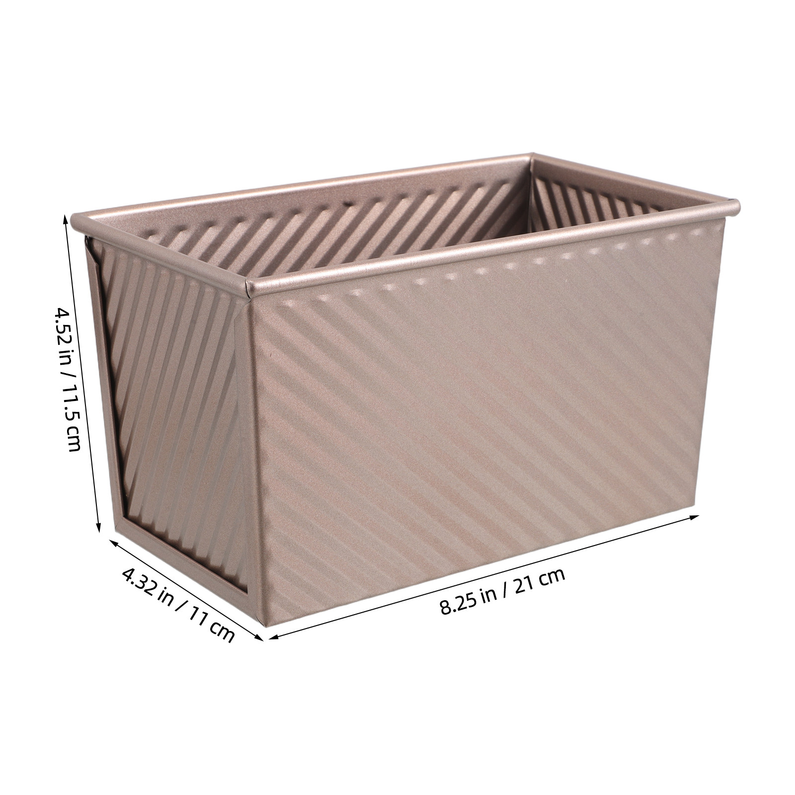 Rechthoekige toastpan met anti - Kitchen Baking Pan recensie en prijs