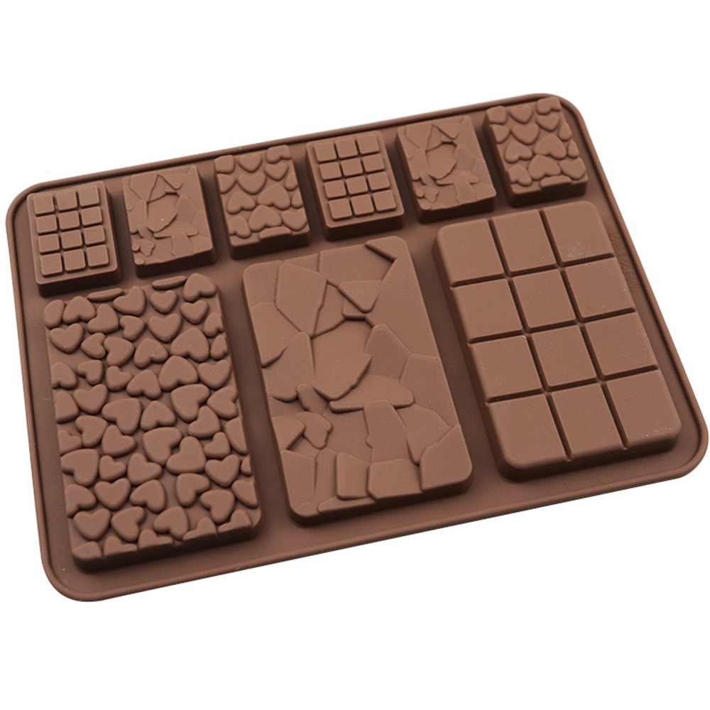 Chocolade siliconen mal met 9  - Kitchen Baking Store recensie en prijs